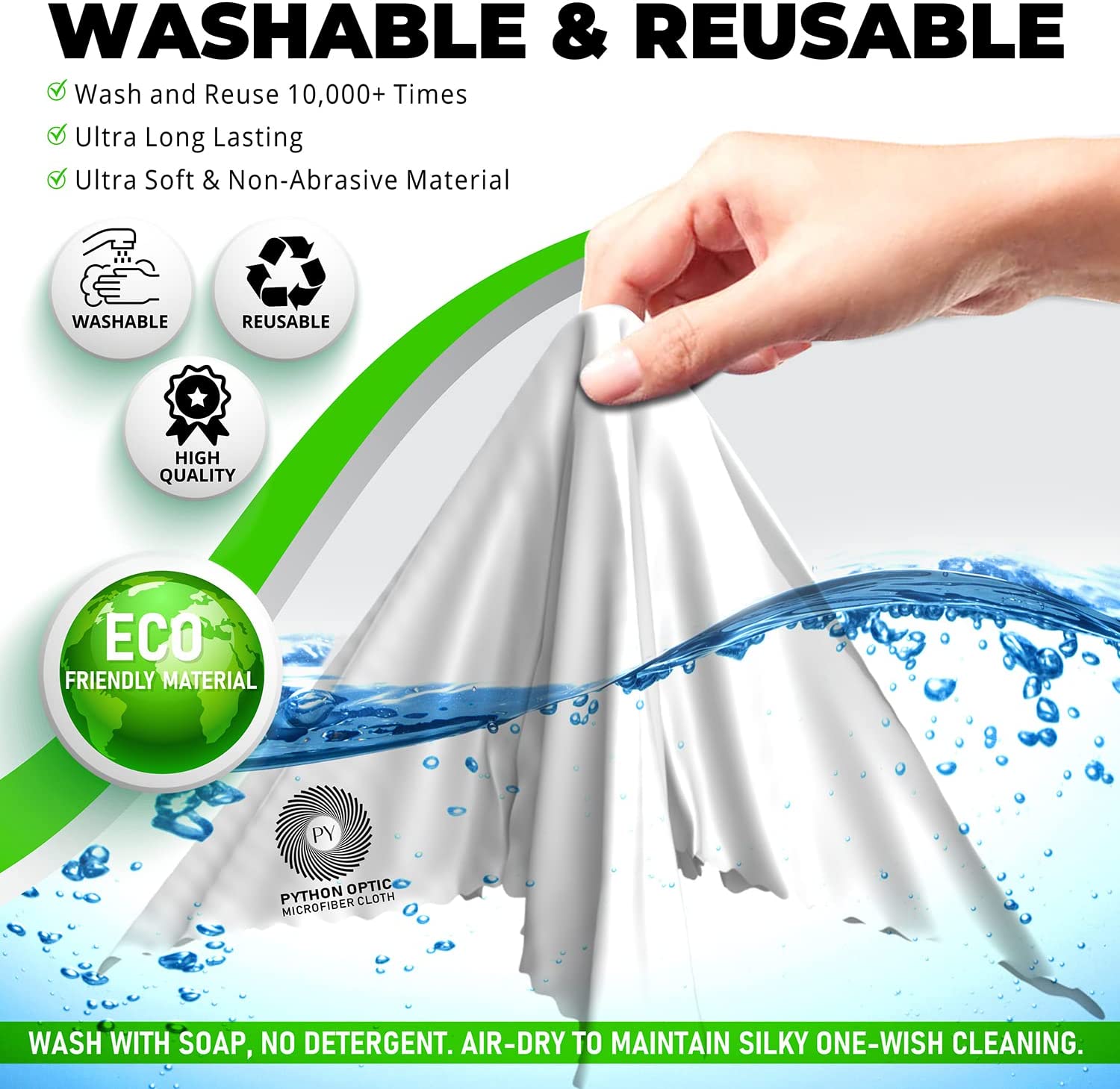 Python Premium Cloth for Optics – PYTHON OPTIC