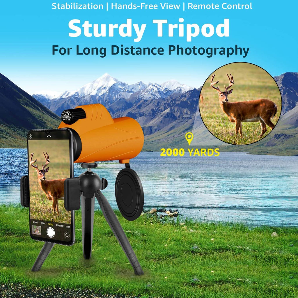 Python Explorer 10x42 HD Monocular Telescope - PYTHON OPTIC