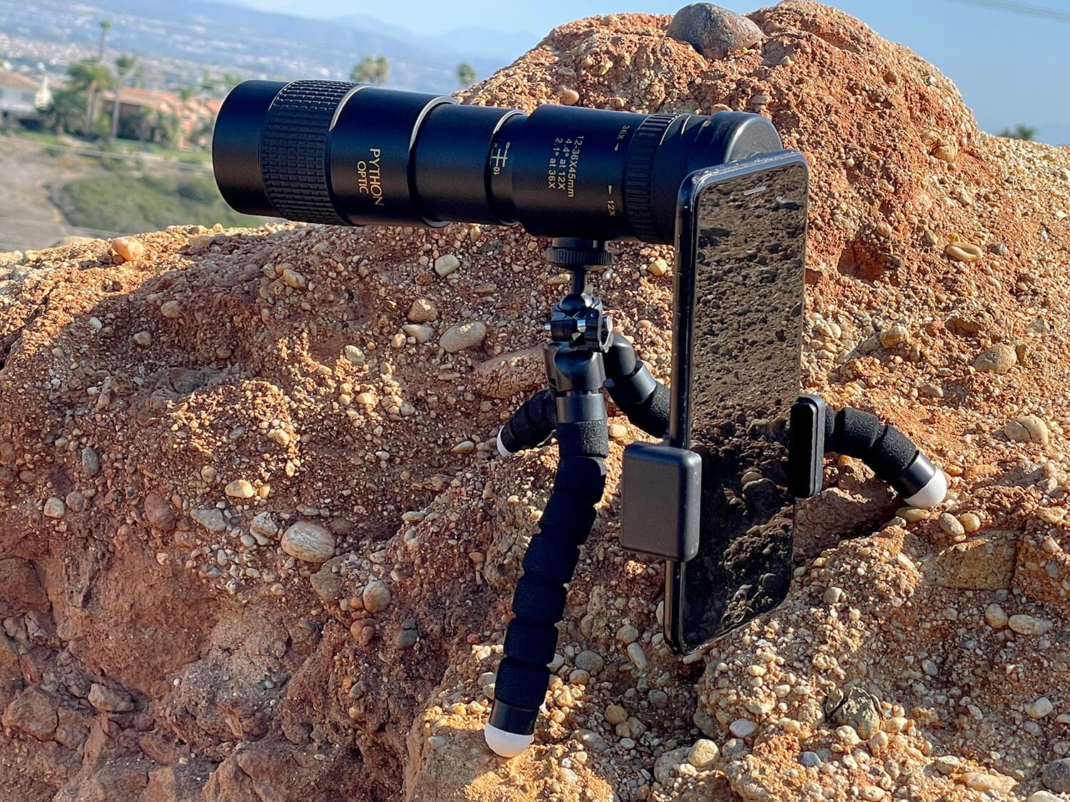 Python HD™ 12x45 Pocket Monocular Telescope - PYTHON OPTIC